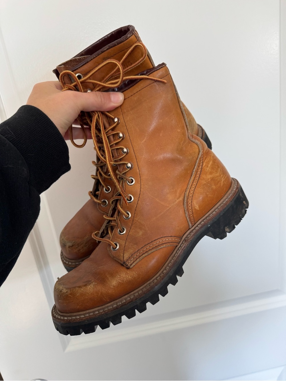 Irish Setter Sport Boot - Vintage Leather Lace-Up Work Boots